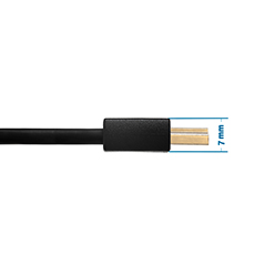 SH2BLK 2m Small Head BLACK HDMI Cable