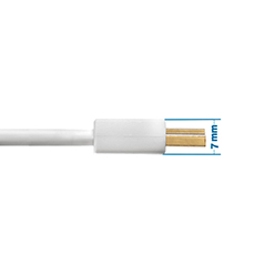 SH0.5WHT 0.5m Small Head WHITE HDMI Cable